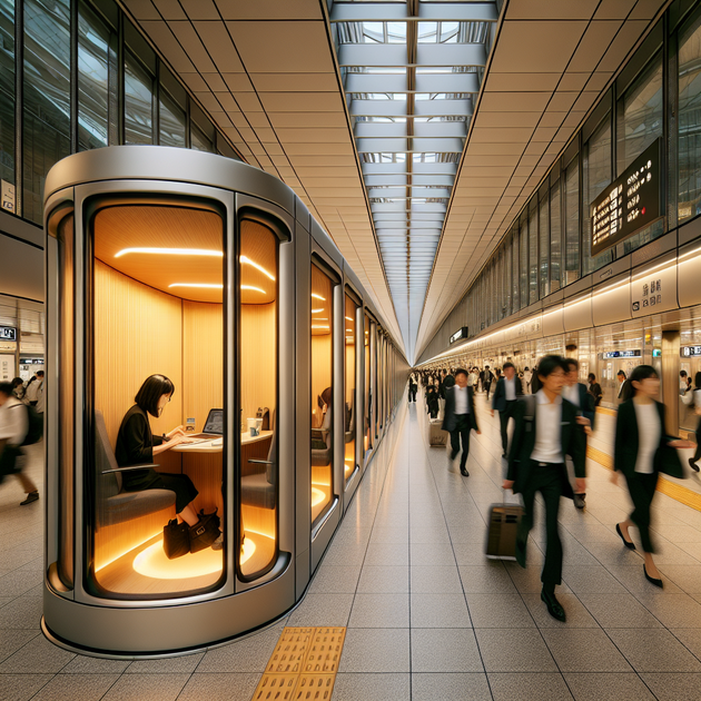 Express Work Pods at Shin-Osaka Station: The Future of On-the-Go Productivity