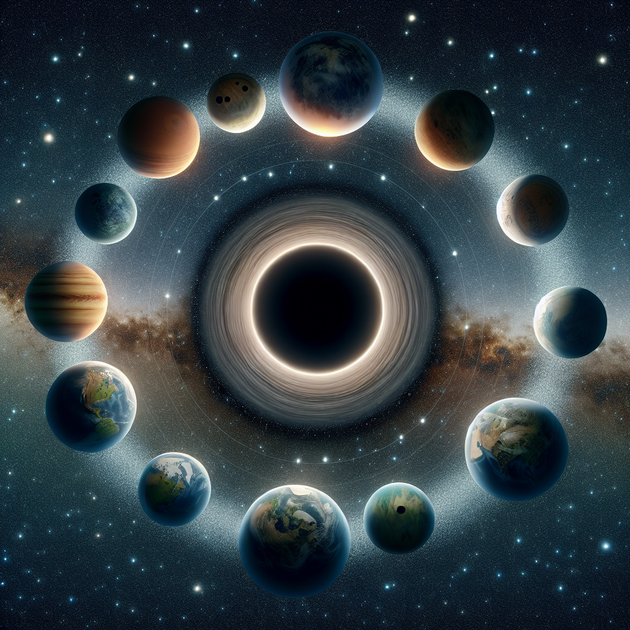 What If Our Solar System Had a Black Hole Instead of the Sun?