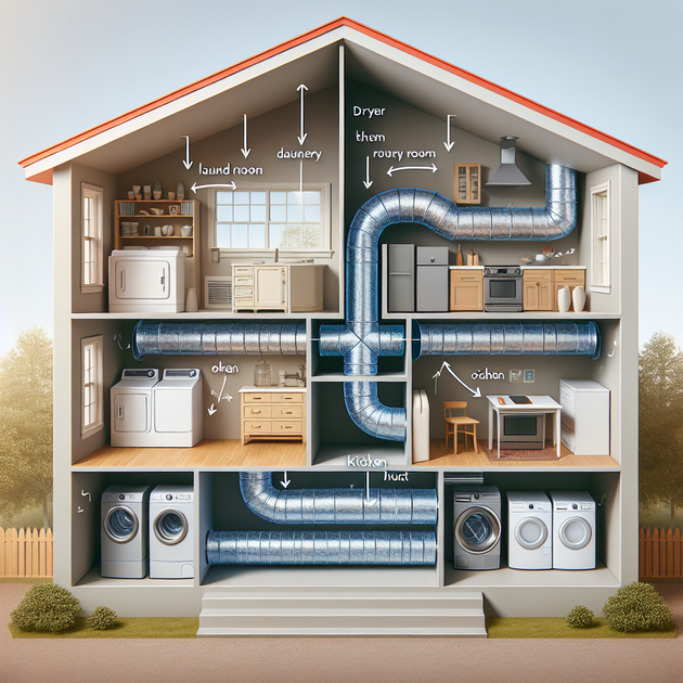 Dryer Exhaust Shares a Line with Oven Hood Exhaust: Is This Safe?