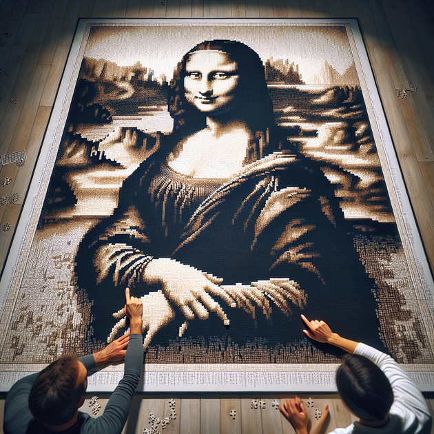 I “Painted” the Mona Lisa by Solving a Word Search with 503 Hidden Words