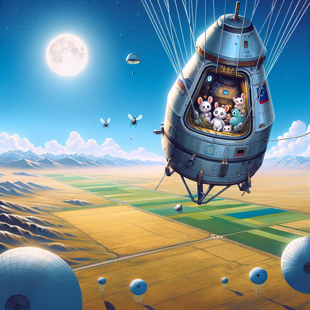 Russian ‘Noah’s Ark’ Satellite Brings 75 Mice and 1,500 Flies Safely Back to Earth