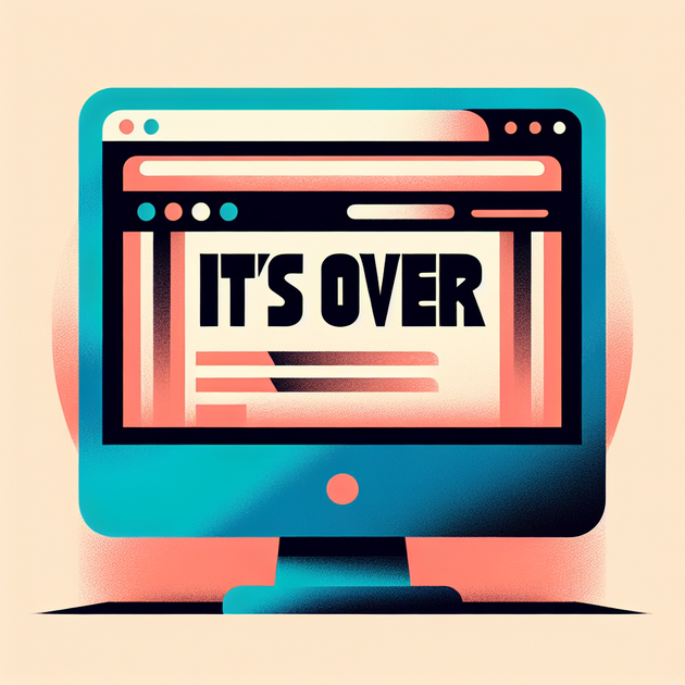 It’s Over: What Happens When an Online Conversation Ends Abruptly?
