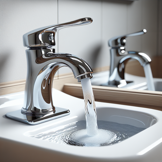 Is There a Bathroom Faucet That Reaches Closer to the Center but Stays Low in Height?