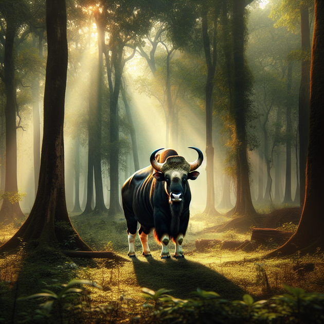 Indian Gaur Up Close: Getting to Know the Gentle Giant of the Forest