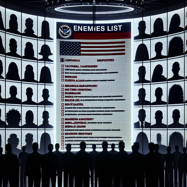 President Publishes Enemies List To White House Website, Sparking Debate