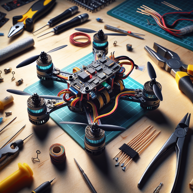 Custom Drone Build Progress: Thrust-Vectoring in Action