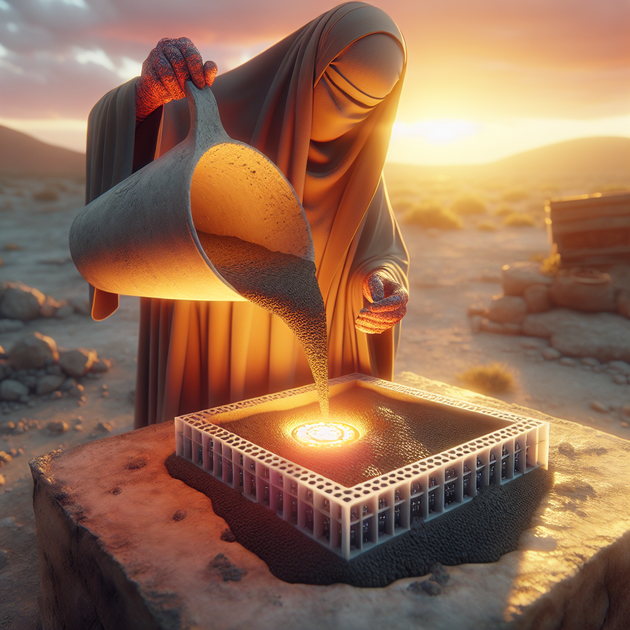 3D Printed Concrete Stepping Stone Light